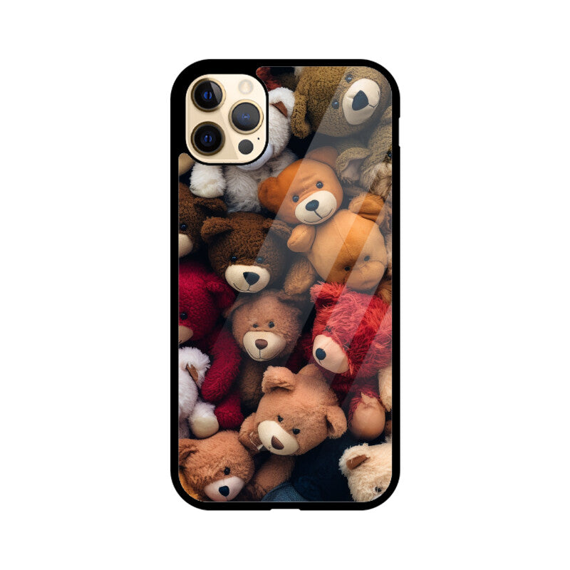 Bear Design - Apple iphone Glass Phone Cases - Available for all models