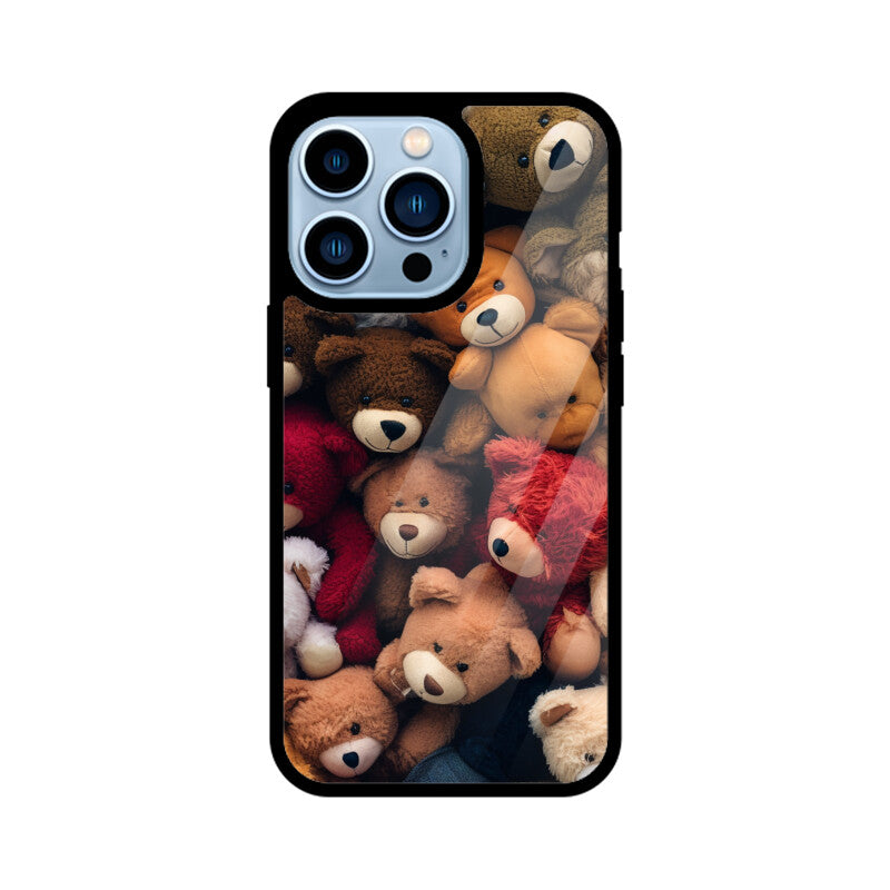 Bear Design - Apple iphone Glass Phone Cases - Available for all models