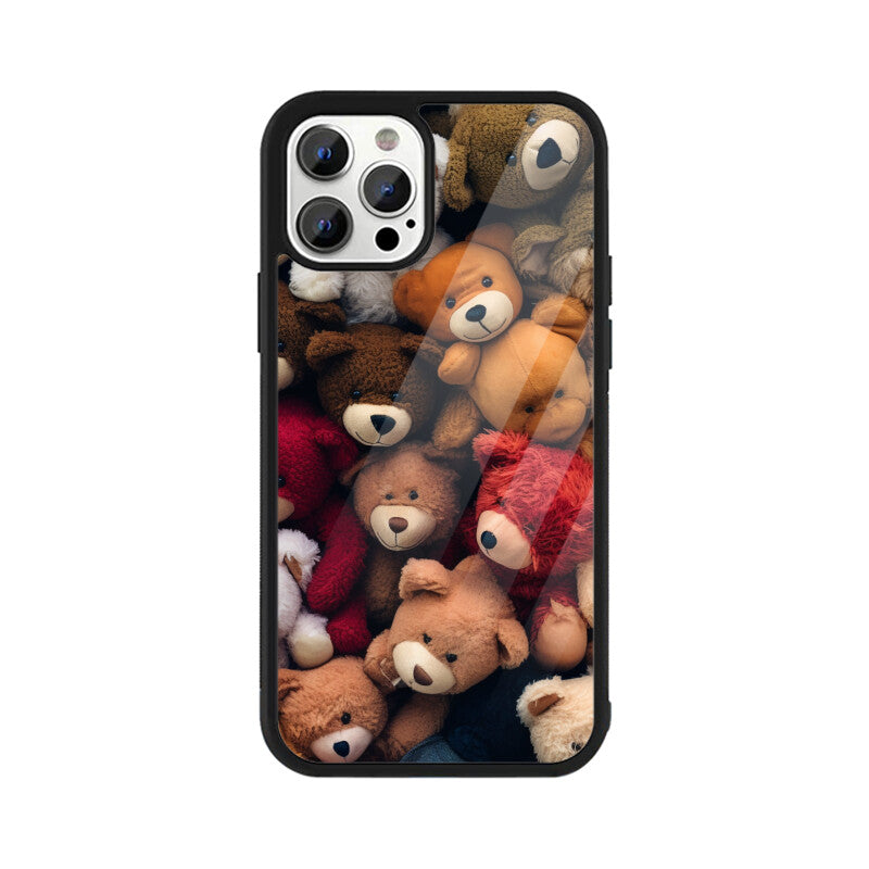 Bear Design - Apple iphone Glass Phone Cases - Available for all models