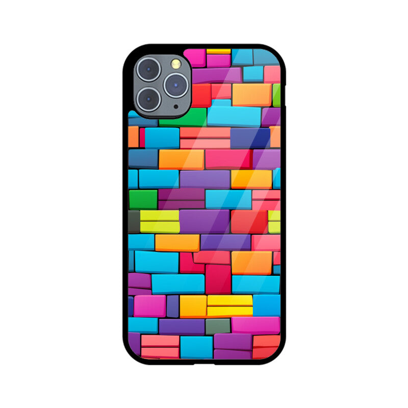 Brick Pattern - Apple iPhone Glass Phone Cases - All Models Available