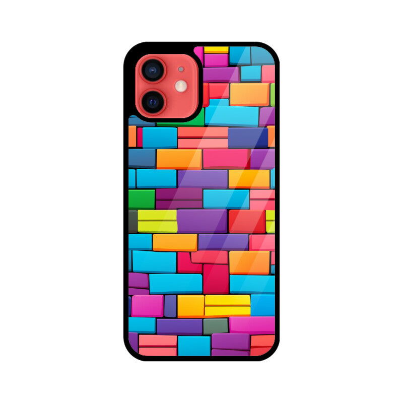 Brick Pattern - Apple iPhone Glass Phone Cases - All Models Available