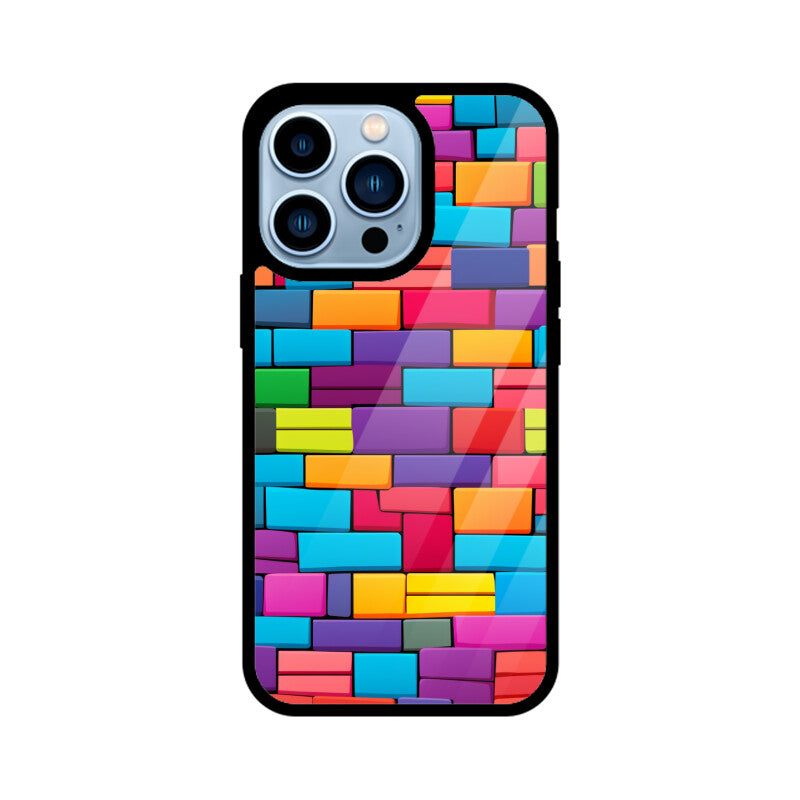 Brick Pattern - Apple iPhone Glass Phone Cases - All Models Available