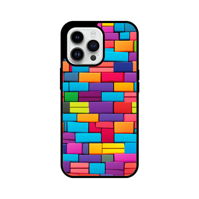 Brick Pattern - Apple iPhone Glass Phone Cases - All Models Available