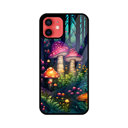 Forest Seamless Pattern - Apple iPhone Glass Phone Cases - All Models Available