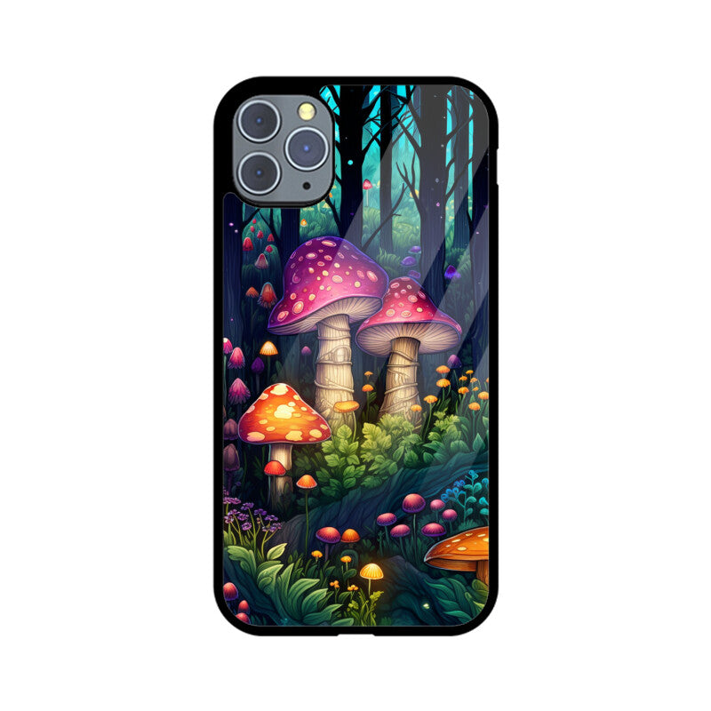 Forest Seamless Pattern - Apple iPhone Glass Phone Cases - All Models Available