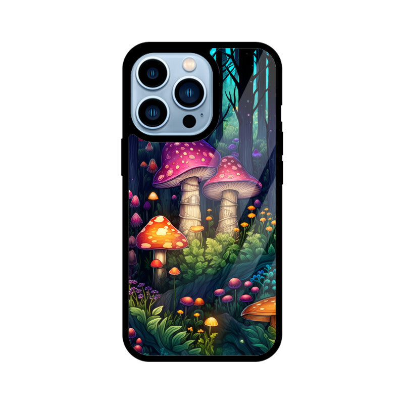 Forest Seamless Pattern - Apple iPhone Glass Phone Cases - All Models Available