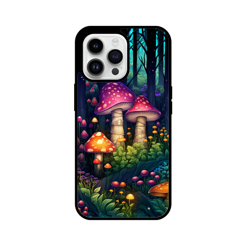 Forest Seamless Pattern - Apple iPhone Glass Phone Cases - All Models Available