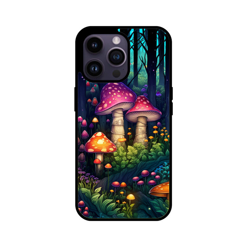 Forest Seamless Pattern - Apple iPhone Glass Phone Cases - All Models Available
