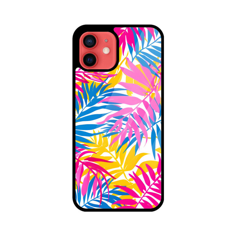 Summer Tropical Leave - Apple iPhone Glass Phone Cases - All Models Available