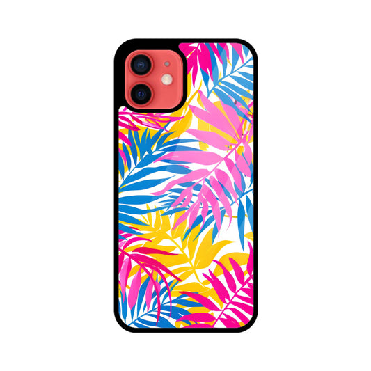 Summer Tropical Leave - Apple iPhone Glass Phone Cases - All Models Available