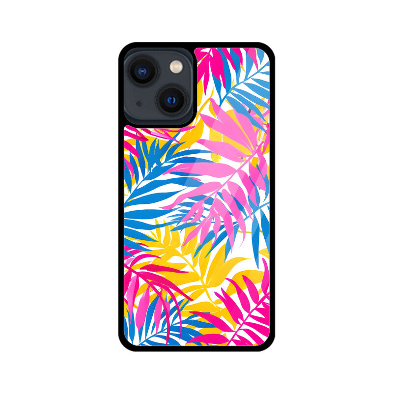 Summer Tropical Leave - Apple iPhone Glass Phone Cases - All Models Available
