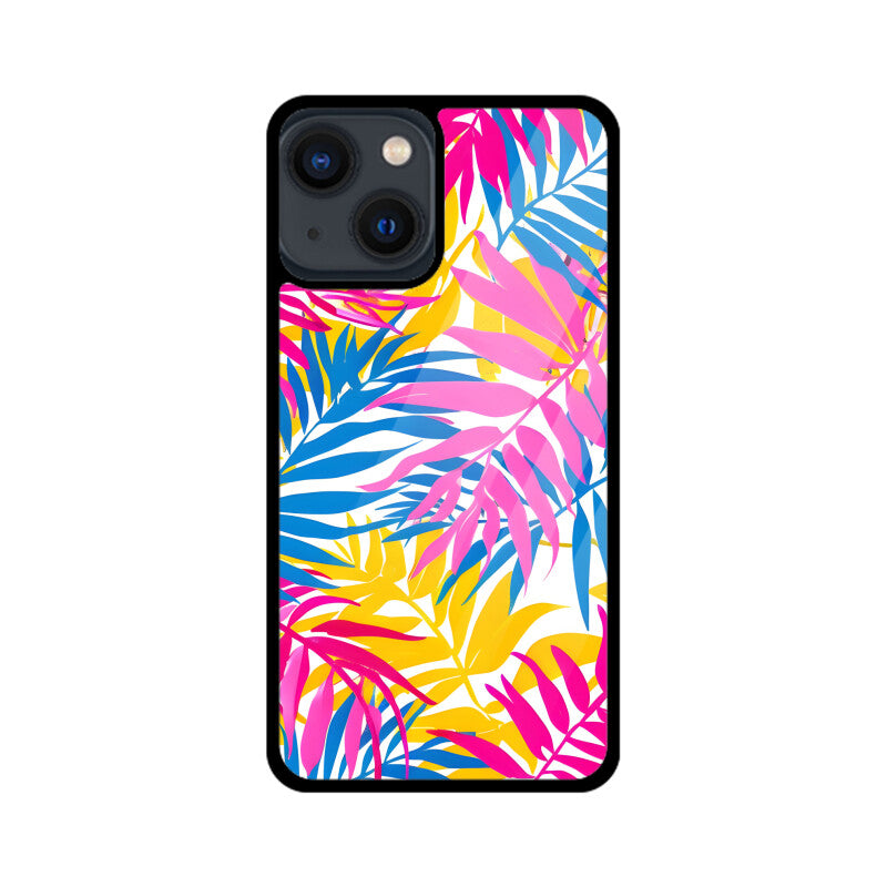 Summer Tropical Leave - Apple iPhone Glass Phone Cases - All Models Available