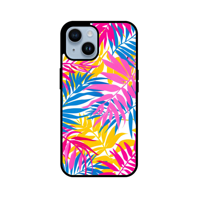 Summer Tropical Leave - Apple iPhone Glass Phone Cases - All Models Available