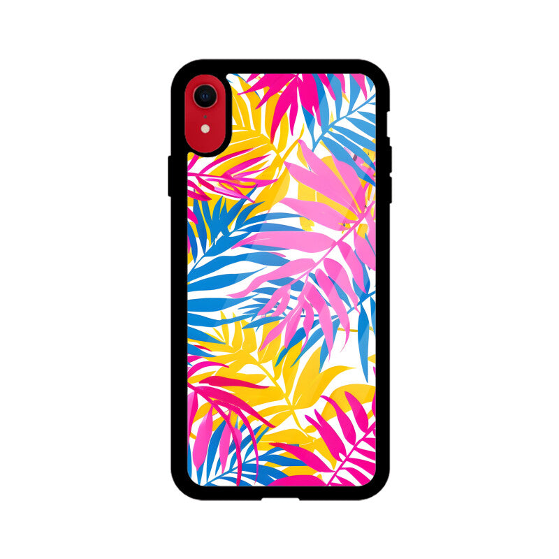 Summer Tropical Leave - Apple iPhone Glass Phone Cases - All Models Available