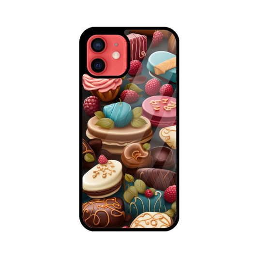 Valentine Chocolate Design - Apple iPhone Glass Phone Cases - All Models Available
