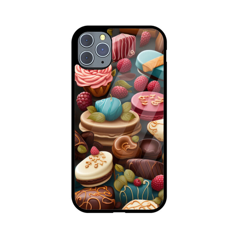 Valentine Chocolate Design - Apple iPhone Glass Phone Cases - All Models Available