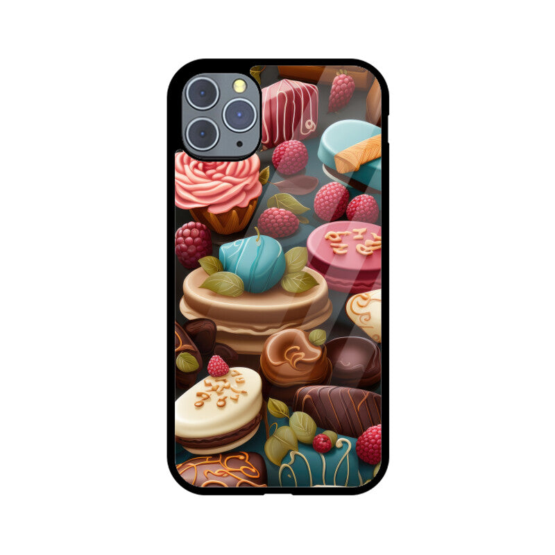 Valentine Chocolate Design - Apple iPhone Glass Phone Cases - All Models Available