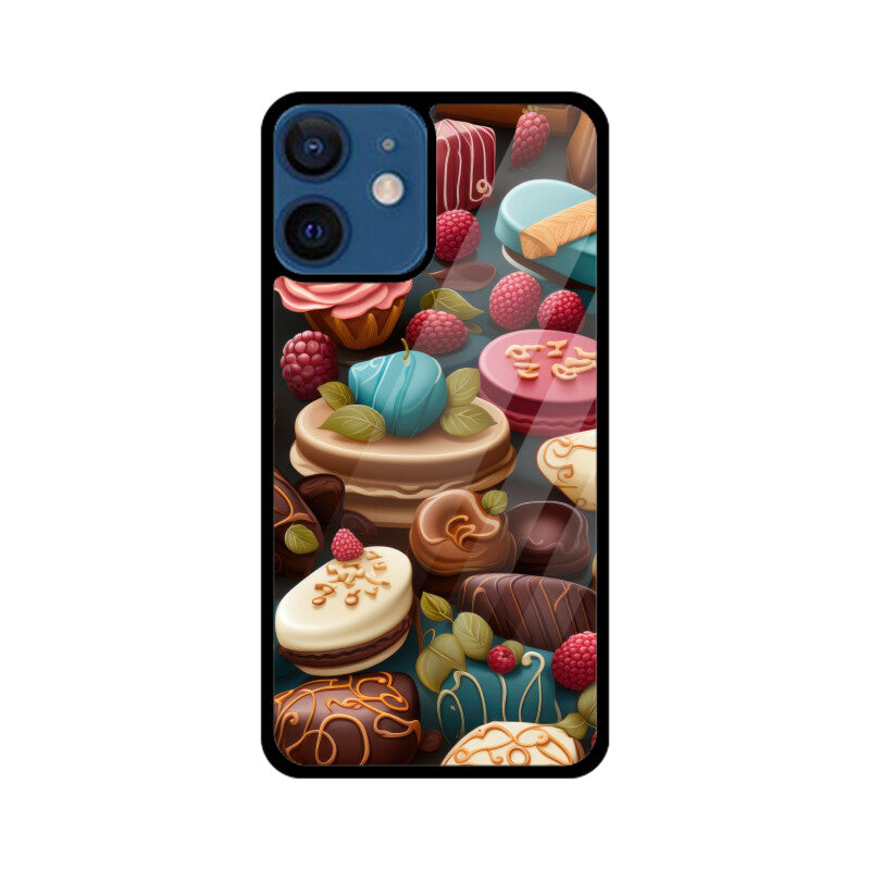 Valentine Chocolate Design - Apple iPhone Glass Phone Cases - All Models Available