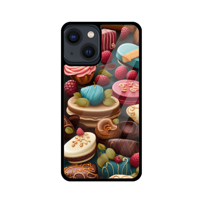 Valentine Chocolate Design - Apple iPhone Glass Phone Cases - All Models Available