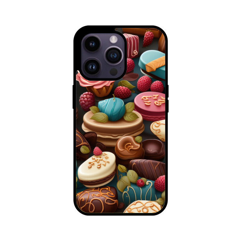 Valentine Chocolate Design - Apple iPhone Glass Phone Cases - All Models Available