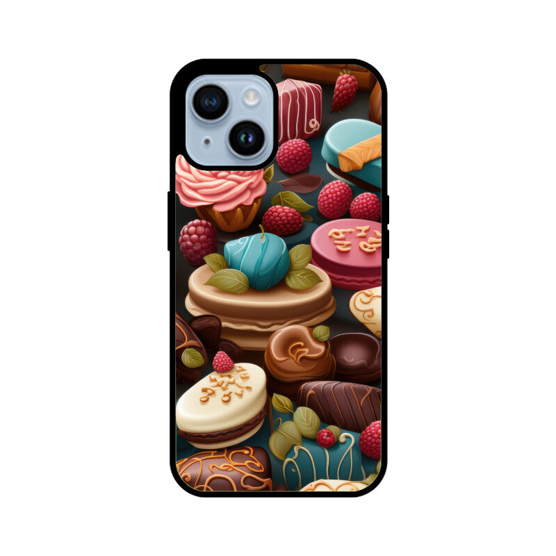 Valentine Chocolate Design - Apple iPhone Glass Phone Cases - All Models Available