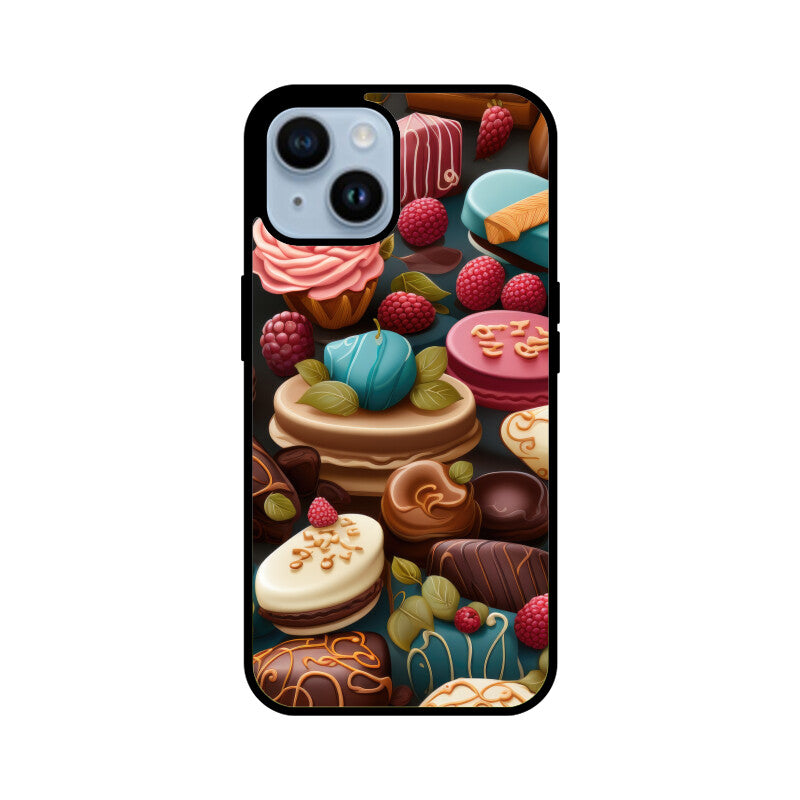 Valentine Chocolate Design - Apple iPhone Glass Phone Cases - All Models Available