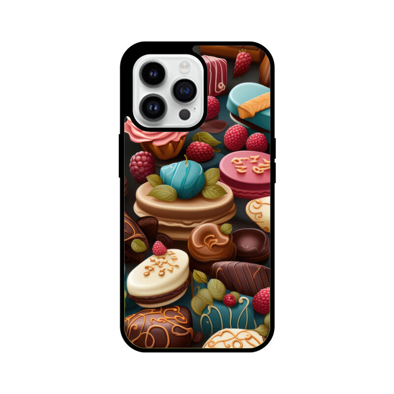 Valentine Chocolate Design - Apple iPhone Glass Phone Cases - All Models Available