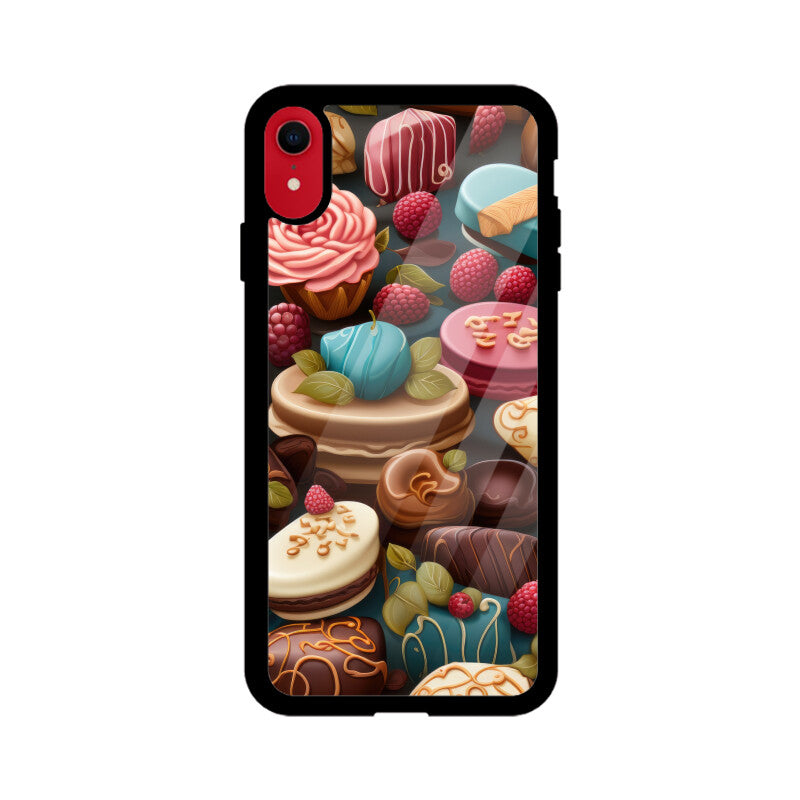 Valentine Chocolate Design - Apple iPhone Glass Phone Cases - All Models Available