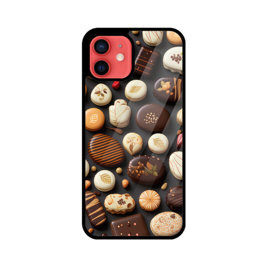 Valentine Chocolate Design - Apple iPhone Glass Phone Cases - All Models Available