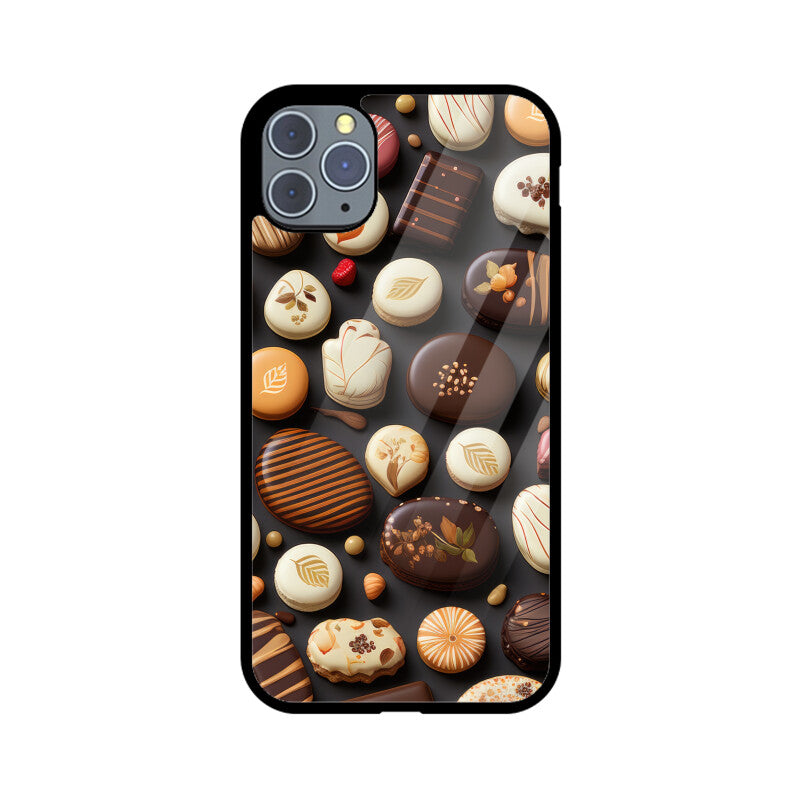 Valentine Chocolate Design - Apple iPhone Glass Phone Cases - All Models Available
