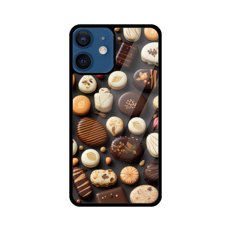 Valentine Chocolate Design - Apple iPhone Glass Phone Cases - All Models Available