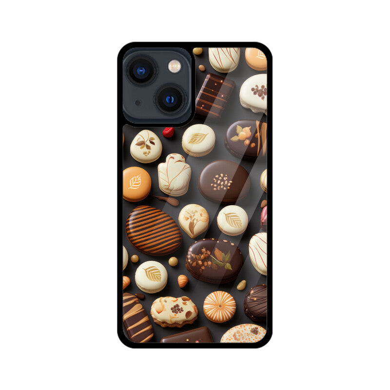 Valentine Chocolate Design - Apple iPhone Glass Phone Cases - All Models Available