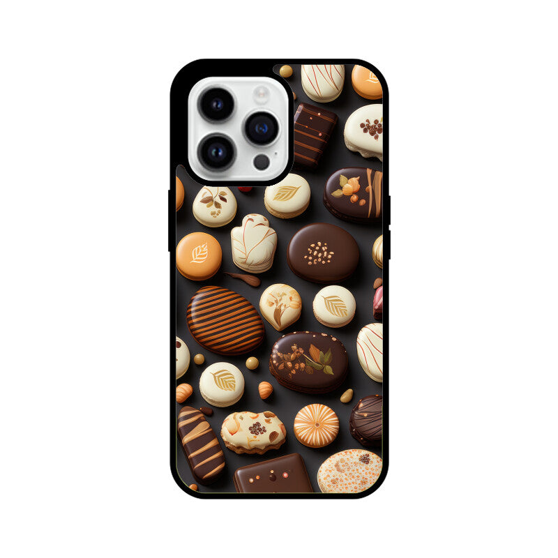 Valentine Chocolate Design - Apple iPhone Glass Phone Cases - All Models Available