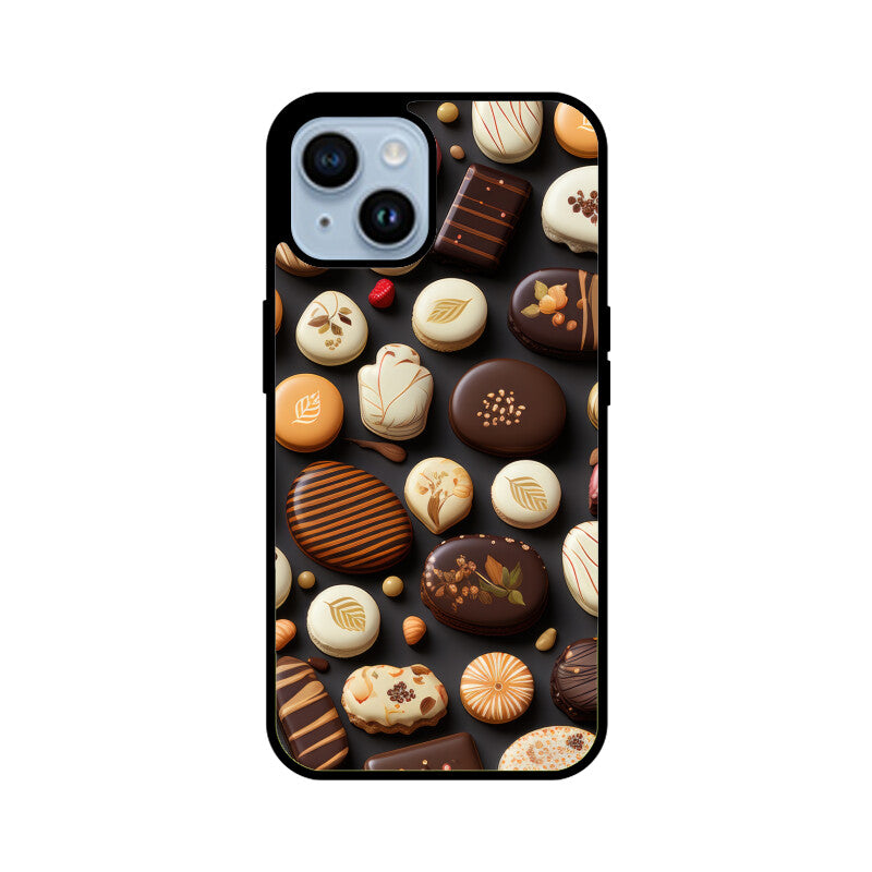 Valentine Chocolate Design - Apple iPhone Glass Phone Cases - All Models Available