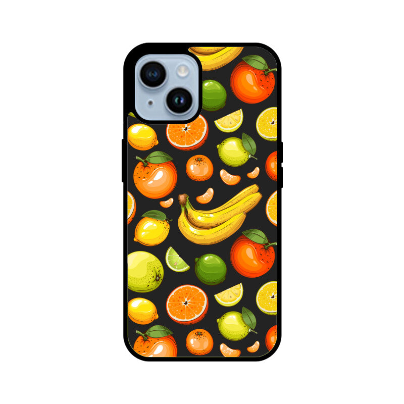Fruits Pattern - Apple iPhone Glass Phone Cases - All Models Available