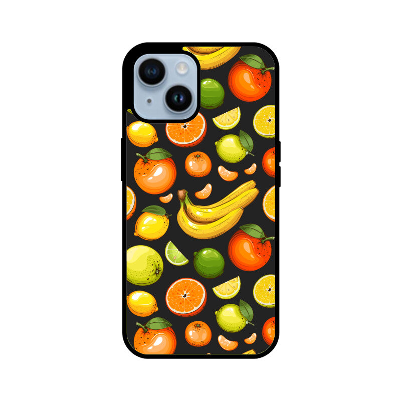 Fruits Pattern - Apple iPhone Glass Phone Cases - All Models Available