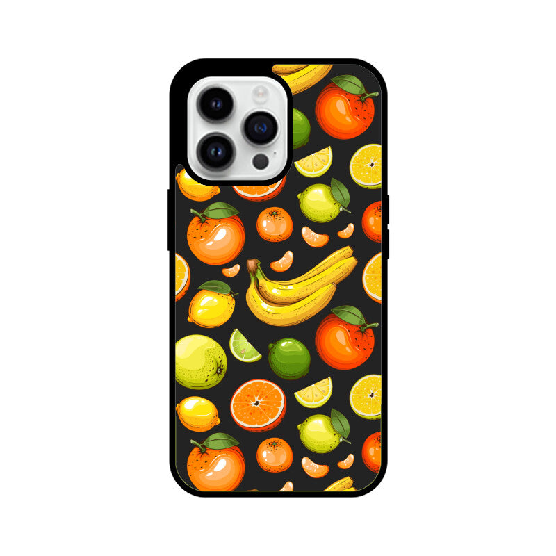 Fruits Pattern - Apple iPhone Glass Phone Cases - All Models Available
