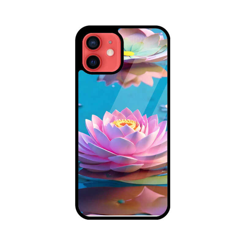 Lotus Flower - Apple iPhone Glass Phone Cases - All Models Available