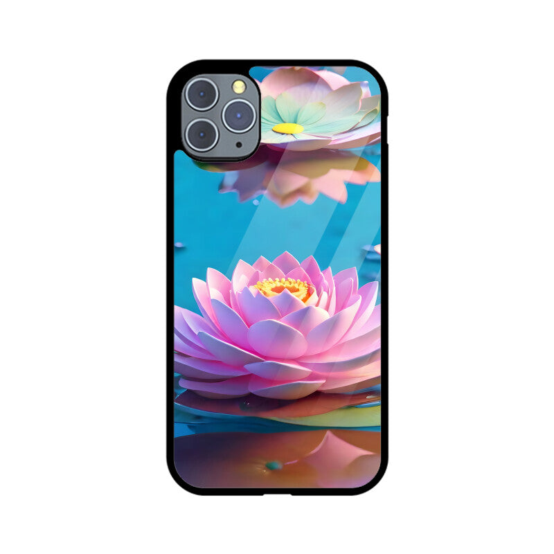 Lotus Flower - Apple iPhone Glass Phone Cases - All Models Available