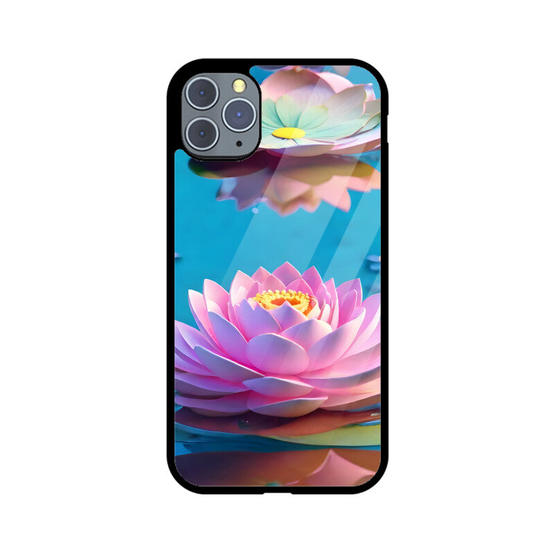 Lotus Flower - Apple iPhone Glass Phone Cases - All Models Available