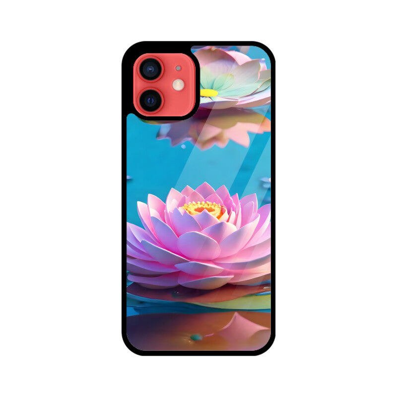 Lotus Flower - Apple iPhone Glass Phone Cases - All Models Available