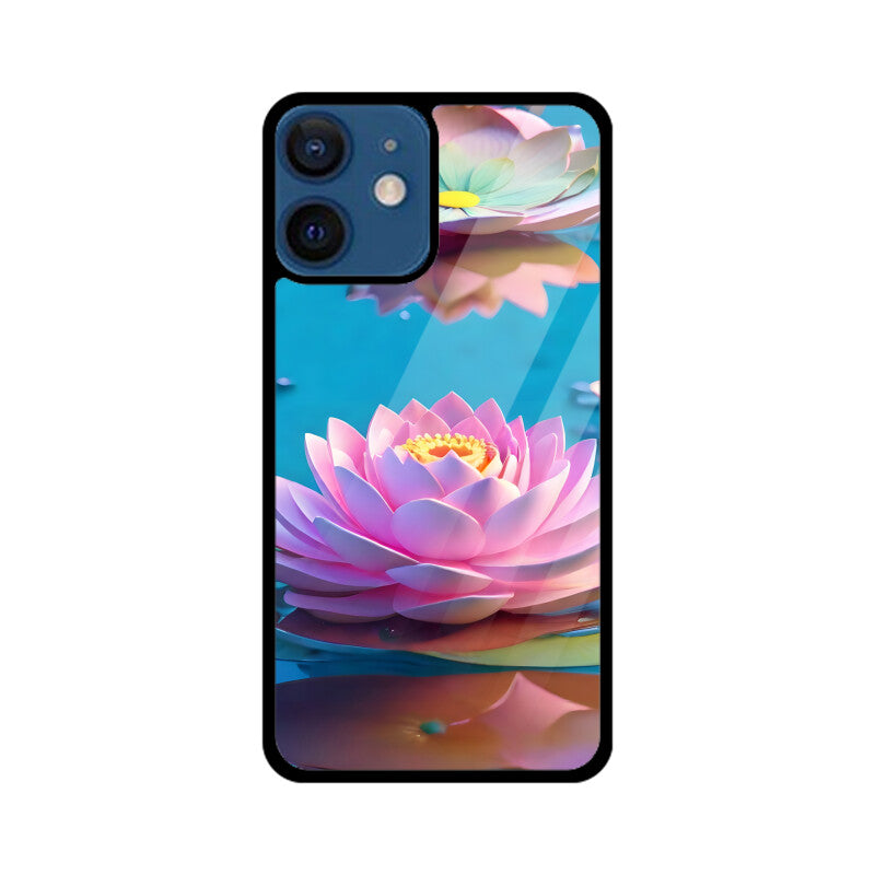 Lotus Flower - Apple iPhone Glass Phone Cases - All Models Available