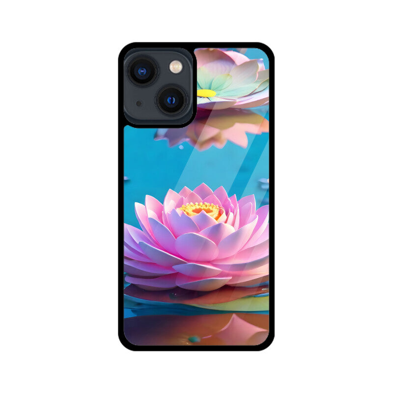 Lotus Flower - Apple iPhone Glass Phone Cases - All Models Available