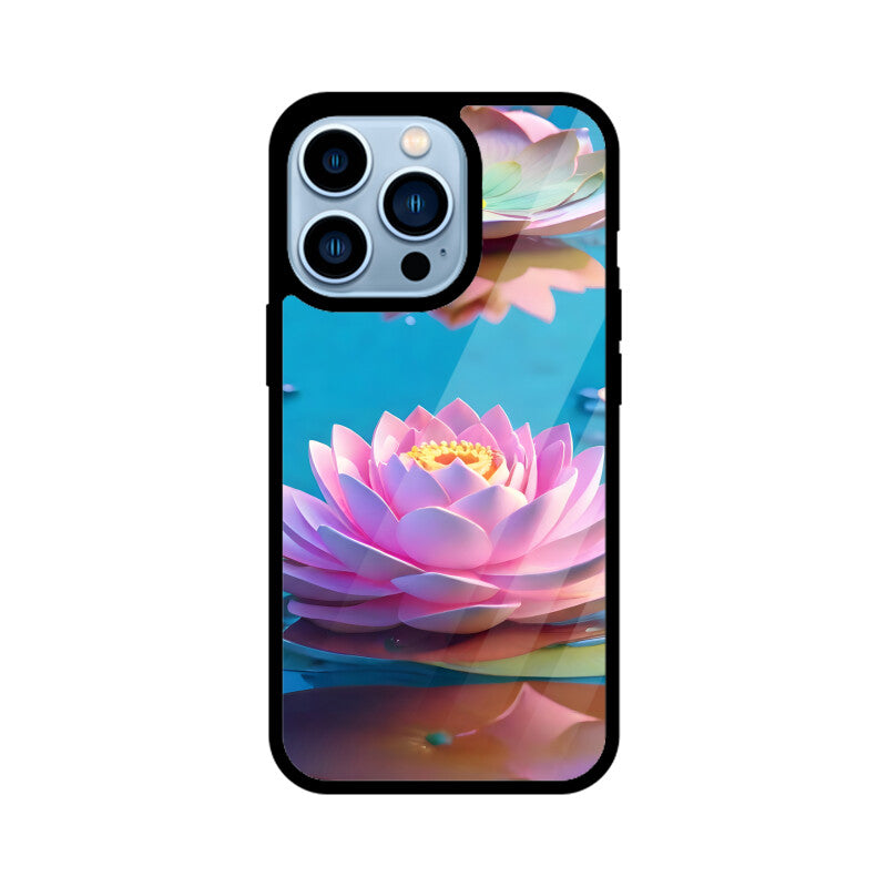 Lotus Flower - Apple iPhone Glass Phone Cases - All Models Available
