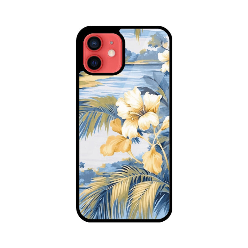Tropical Beach Scene - Apple iPhone Glass Phone Cases - All Models Available