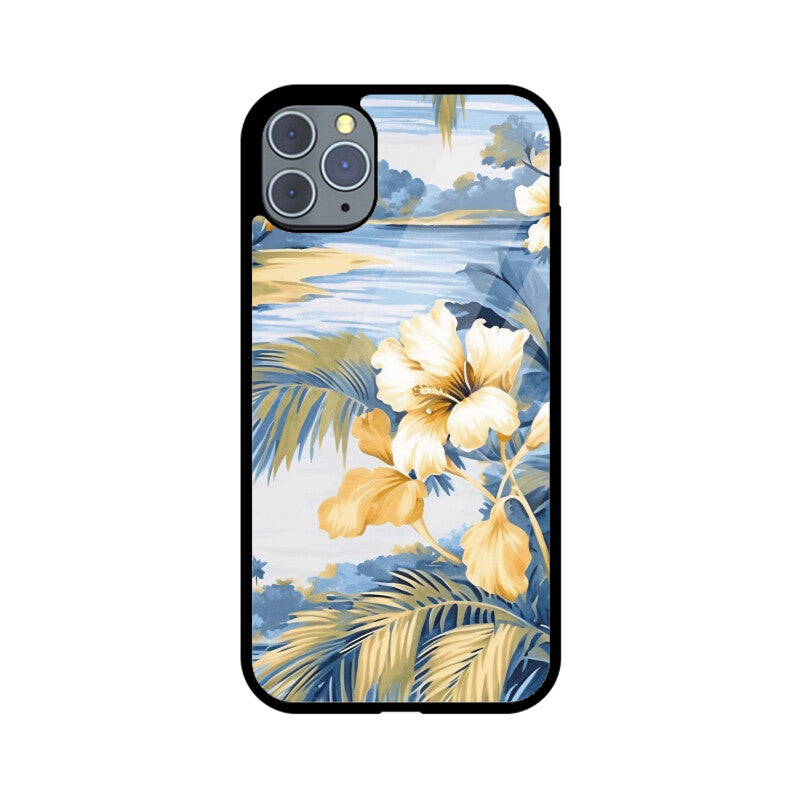 Tropical Beach Scene - Apple iPhone Glass Phone Cases - All Models Available