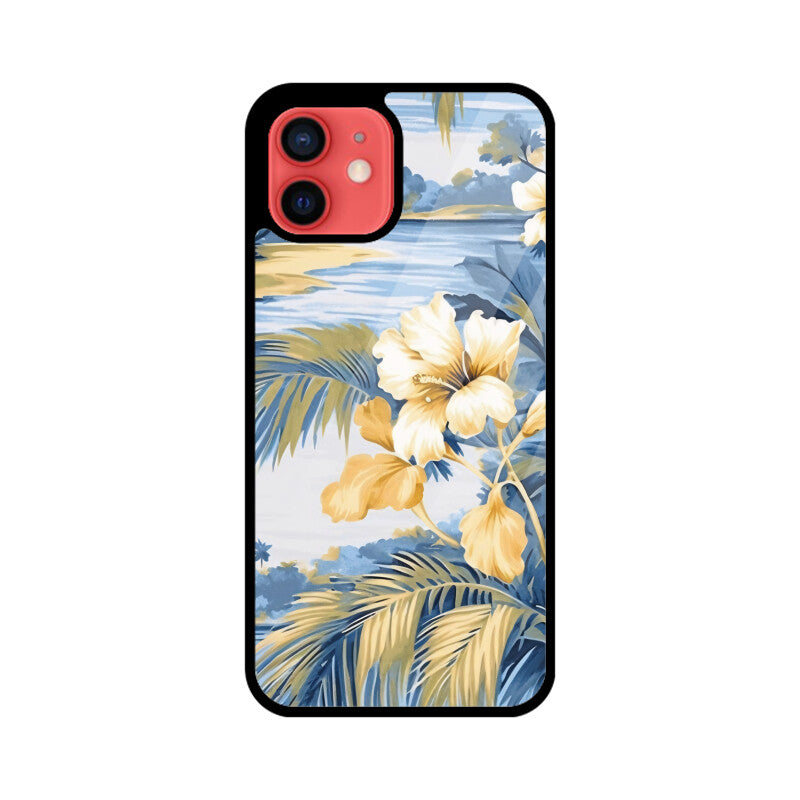 Tropical Beach Scene - Apple iPhone Glass Phone Cases - All Models Available