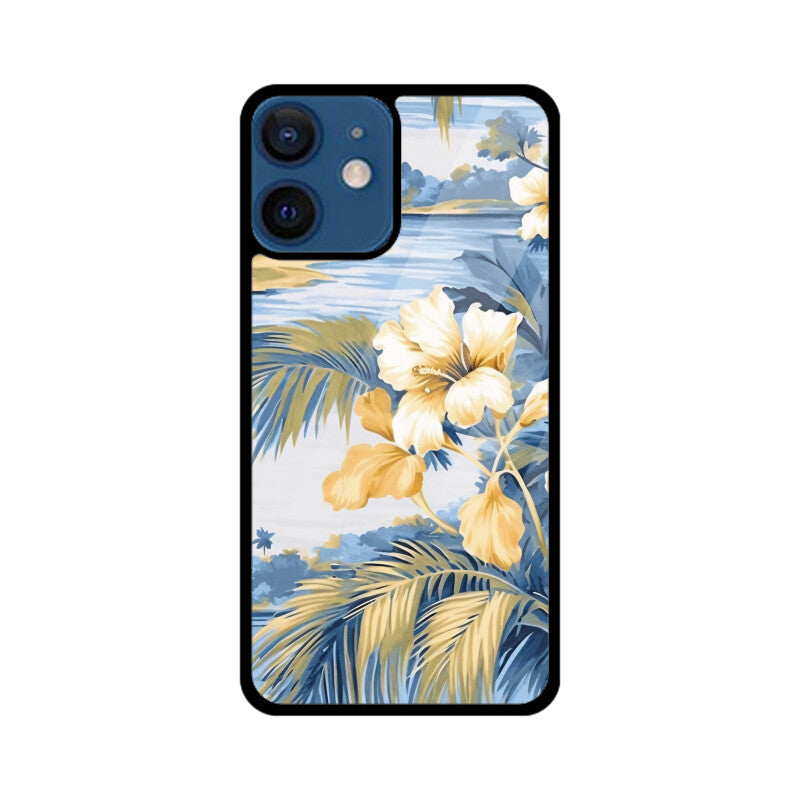 Tropical Beach Scene - Apple iPhone Glass Phone Cases - All Models Available