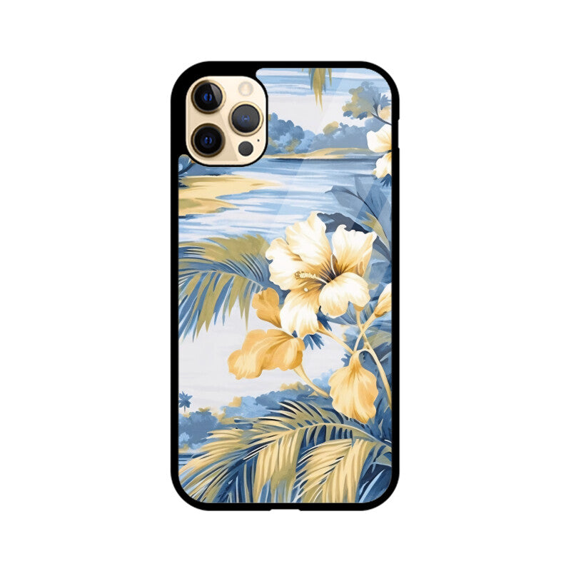 Tropical Beach Scene - Apple iPhone Glass Phone Cases - All Models Available