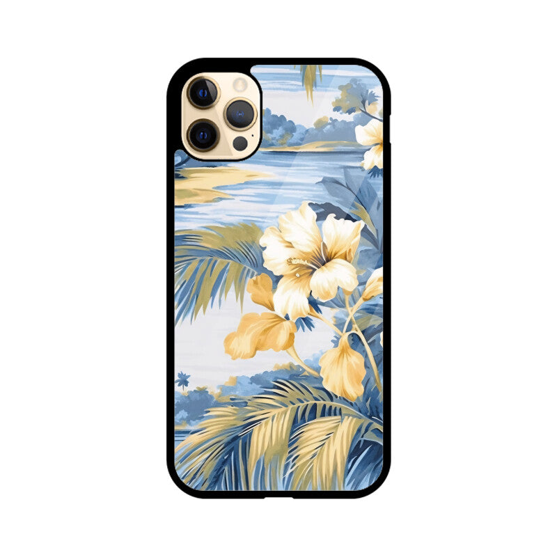 Tropical Beach Scene - Apple iPhone Glass Phone Cases - All Models Available